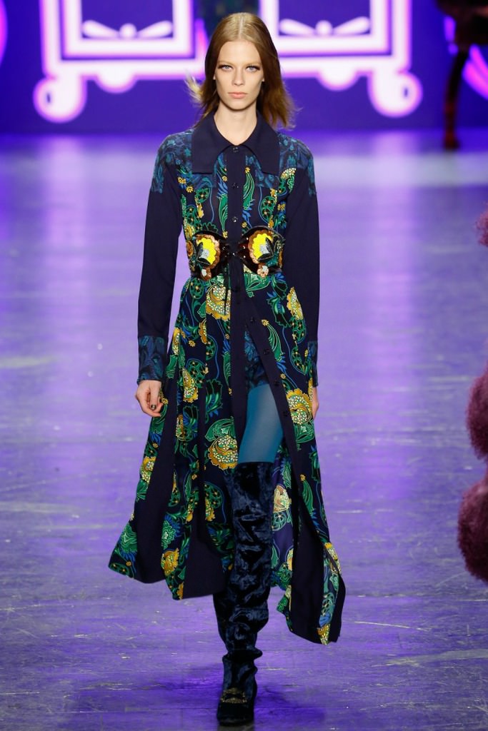 Anna Sui 2016-17 Sonbahar/Kış, NY