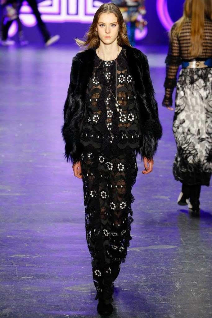 Anna Sui 2016-17 Sonbahar/Kış, NY
