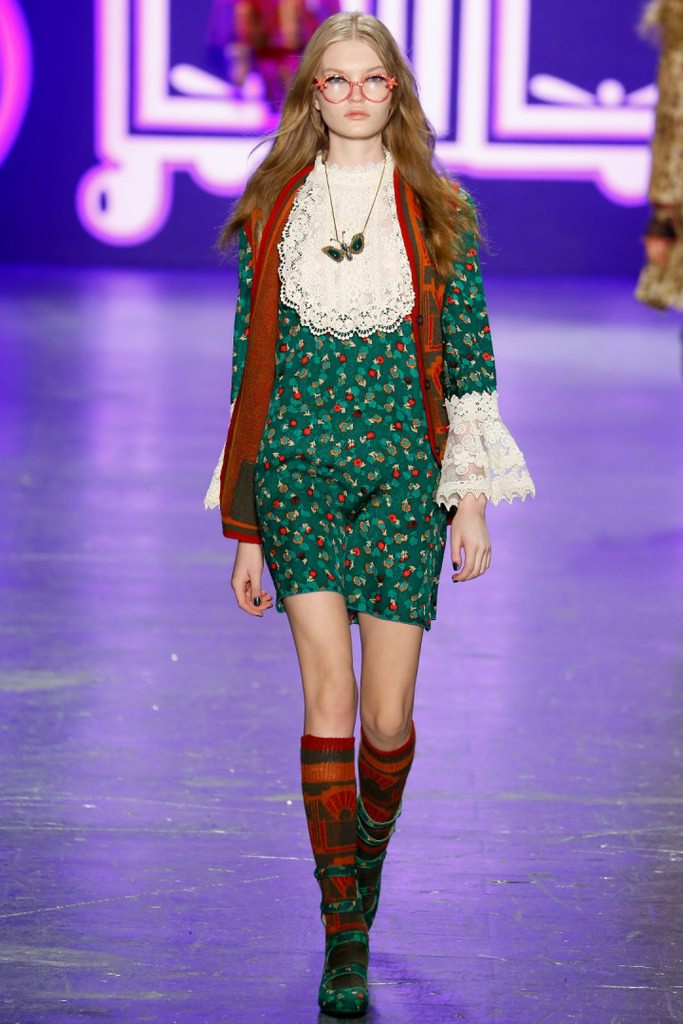 Anna Sui 2016-17 Sonbahar/Kış, NY