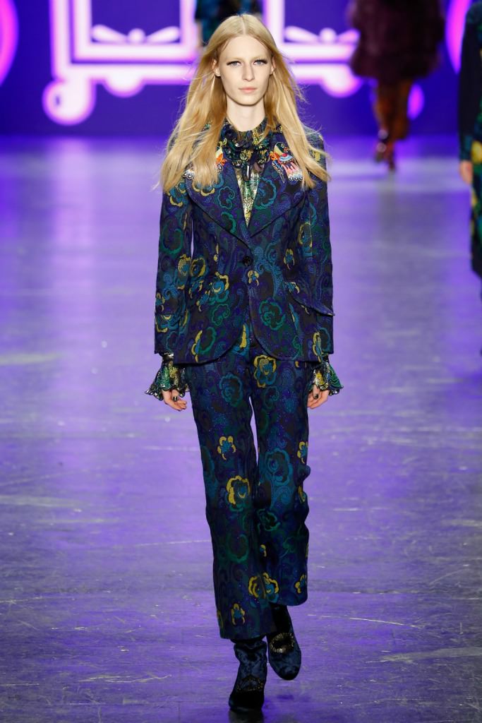 Anna Sui 2016-17 Sonbahar/Kış, NY