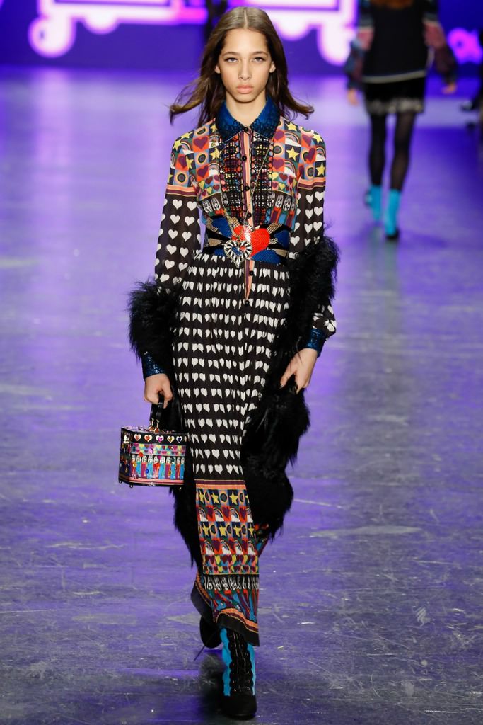 Anna Sui 2016-17 Sonbahar/Kış, NY