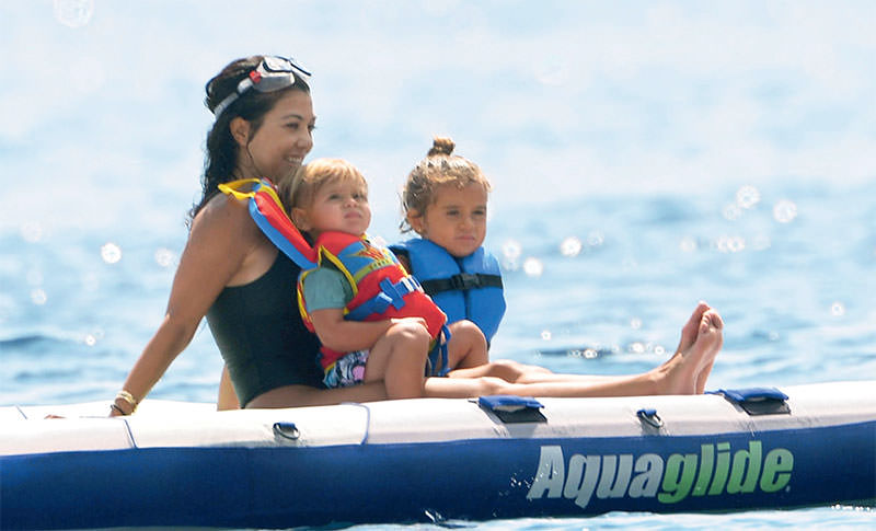 Tatile Portofino'da devam ediyorlar