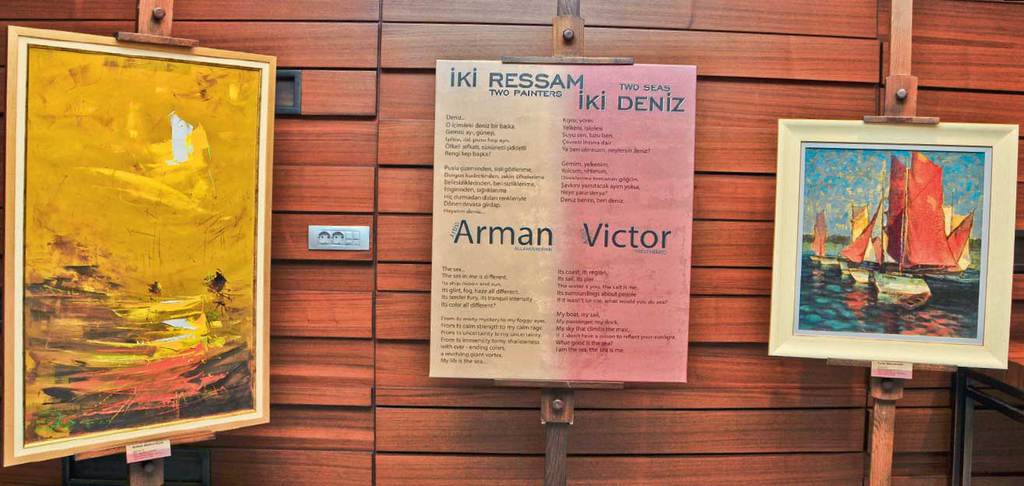 '2 Ressam 2 Deniz' görücüye çıktı