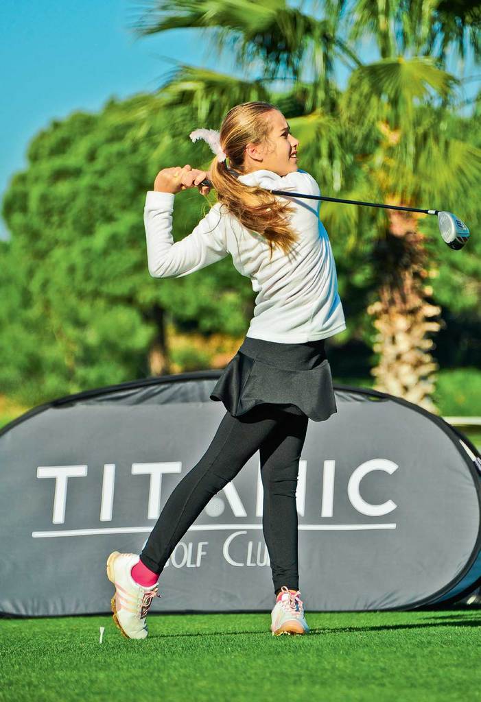 Kadınlara özel golf turnuvası