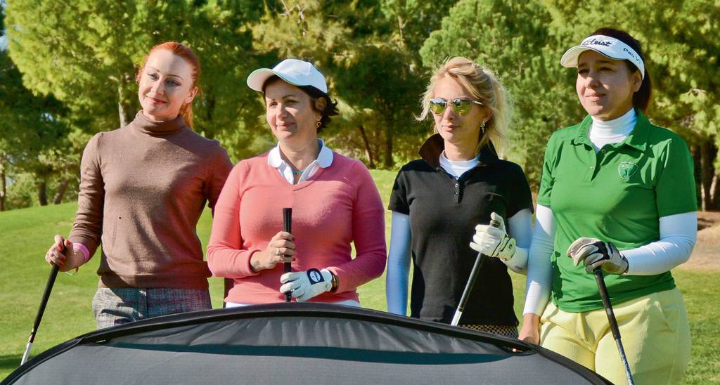 Kadınlara özel golf turnuvası