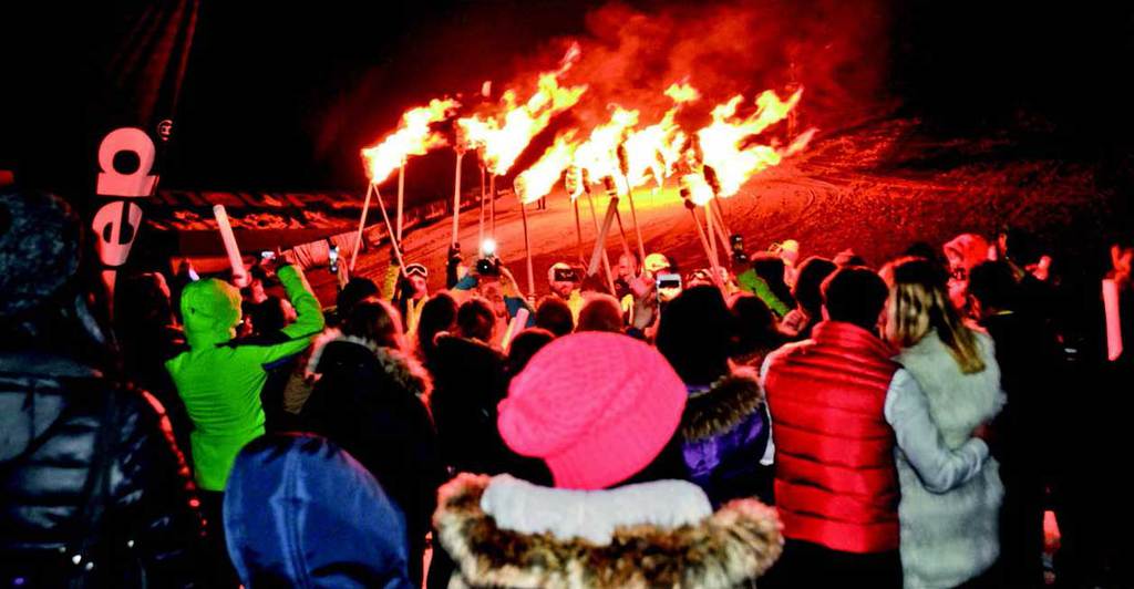 Palandöken'de renkli kutlama