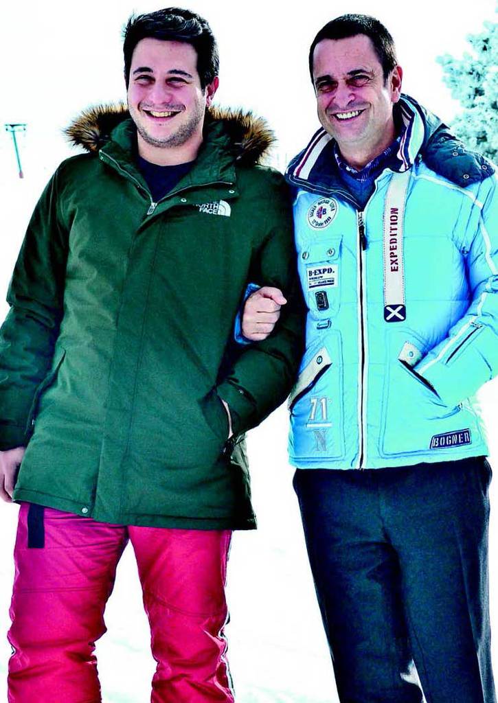 Yeni damadını zirvede ağırladı 