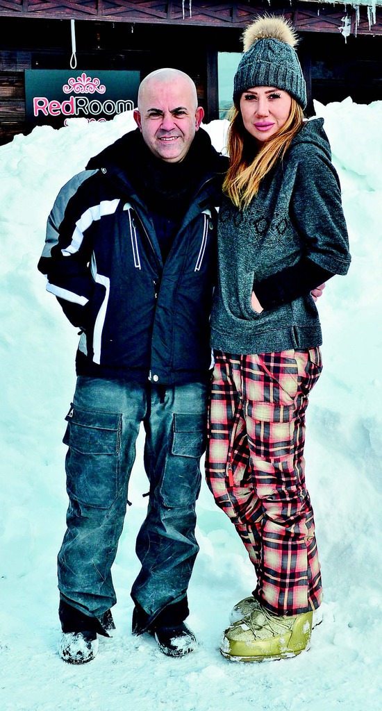 Yazıcı ailesi karın tadını çıkardı