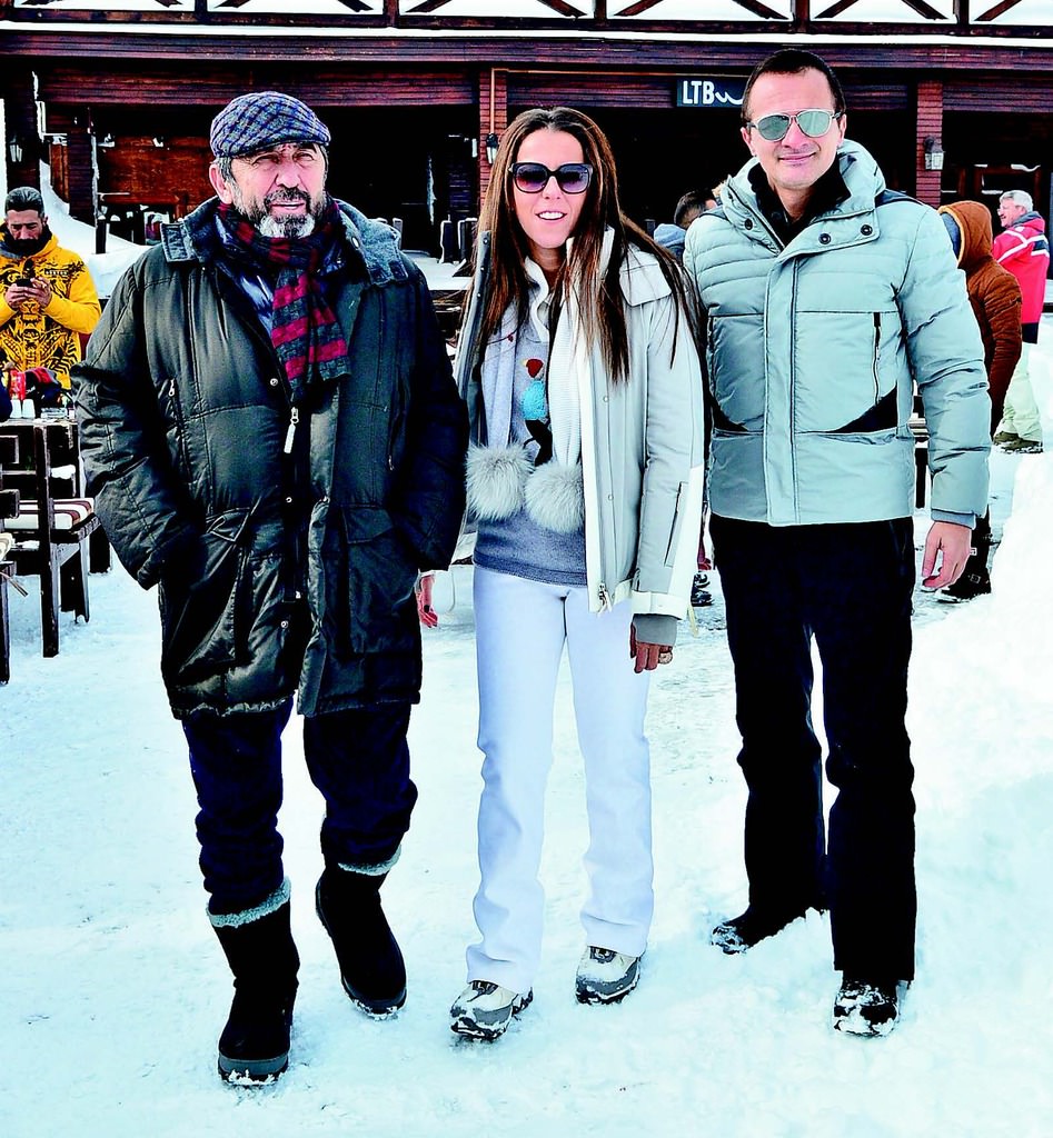 Yazıcı ailesi karın tadını çıkardı 