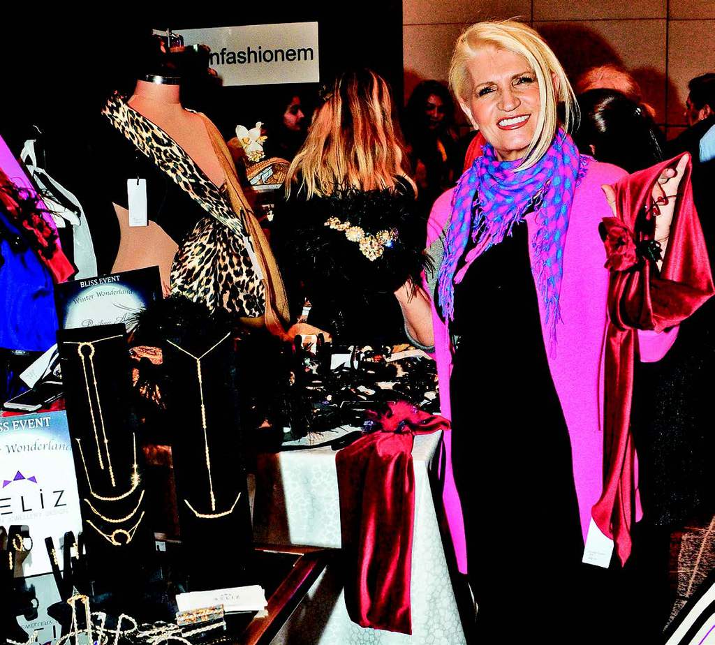 Kış temalı alışveriş keyfi