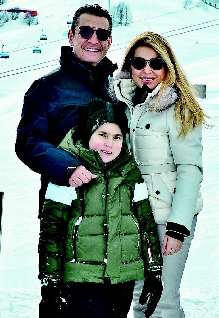 Yazıcı ailesi karın tadını çıkardı 