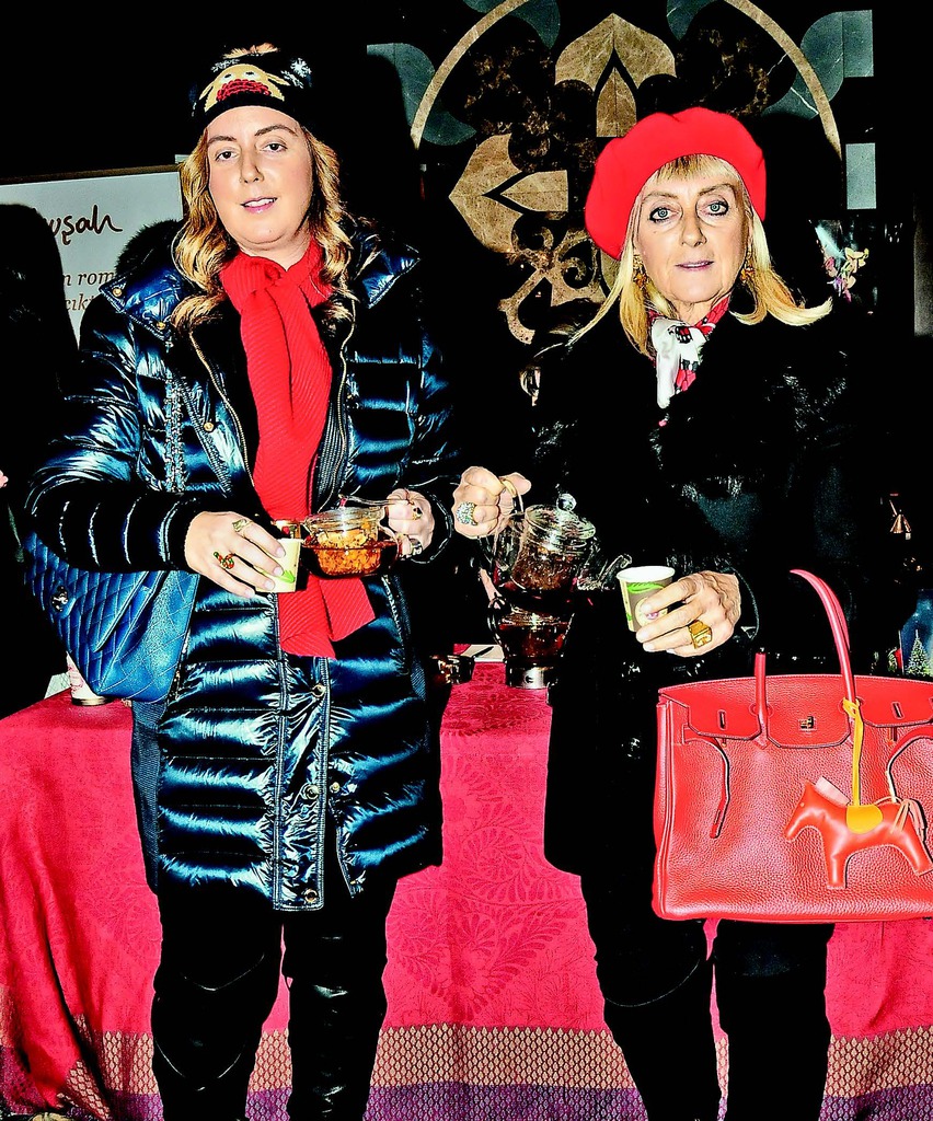 Kış temalı alışveriş keyfi