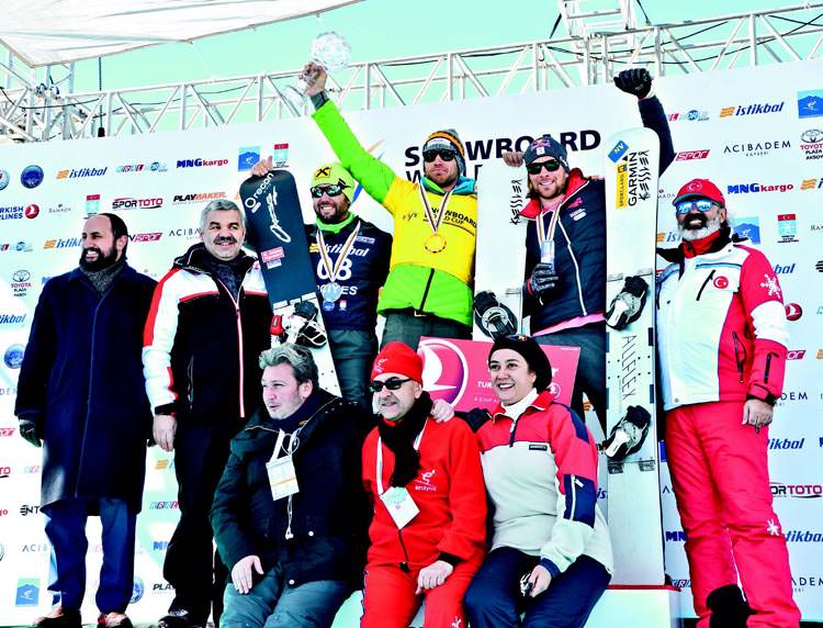 Dünyanın en iyi Snowboard'cuları Erciyes'te buluştu