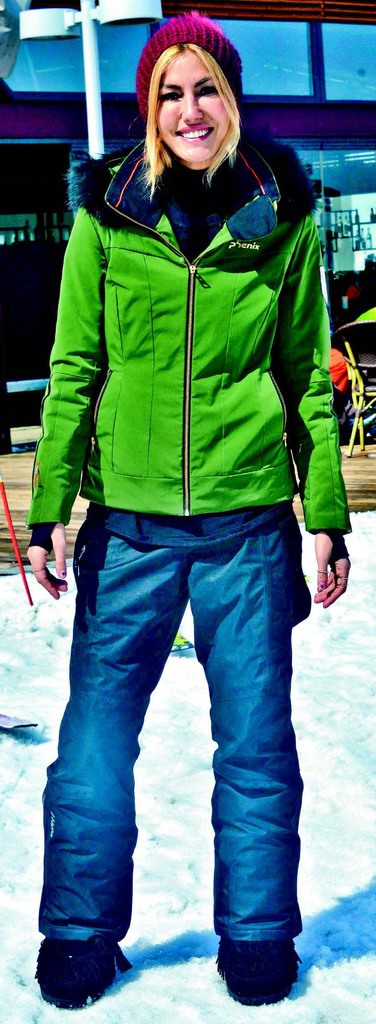 Kış sezonunun son kayak partisi