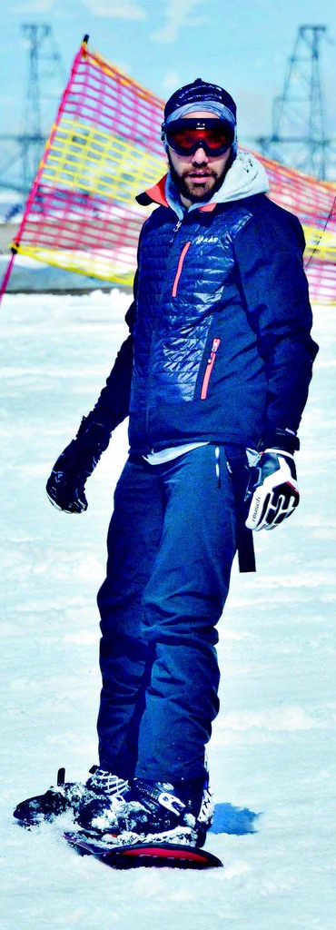 Kış sezonunun son kayak partisi