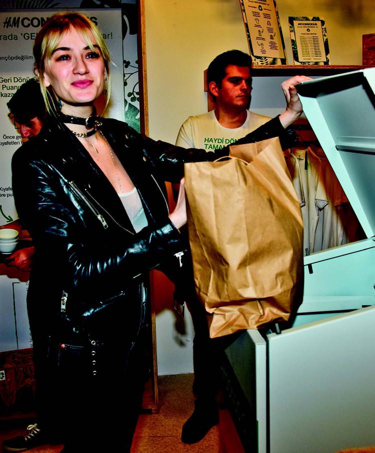 Geri dönüşüme dikkat çektiler