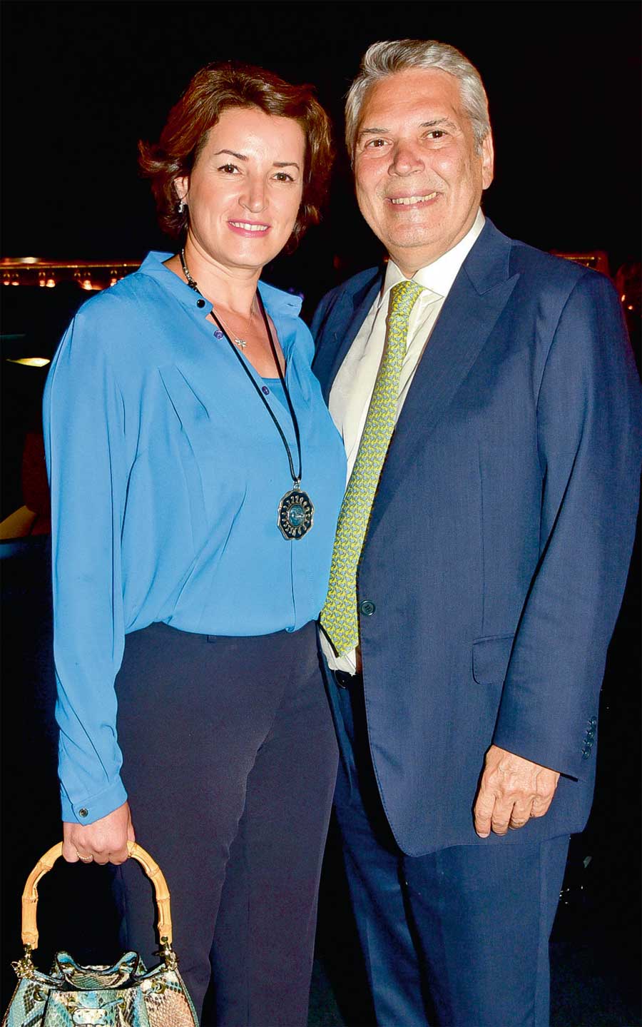 Patronlar araba davetinde buluştu