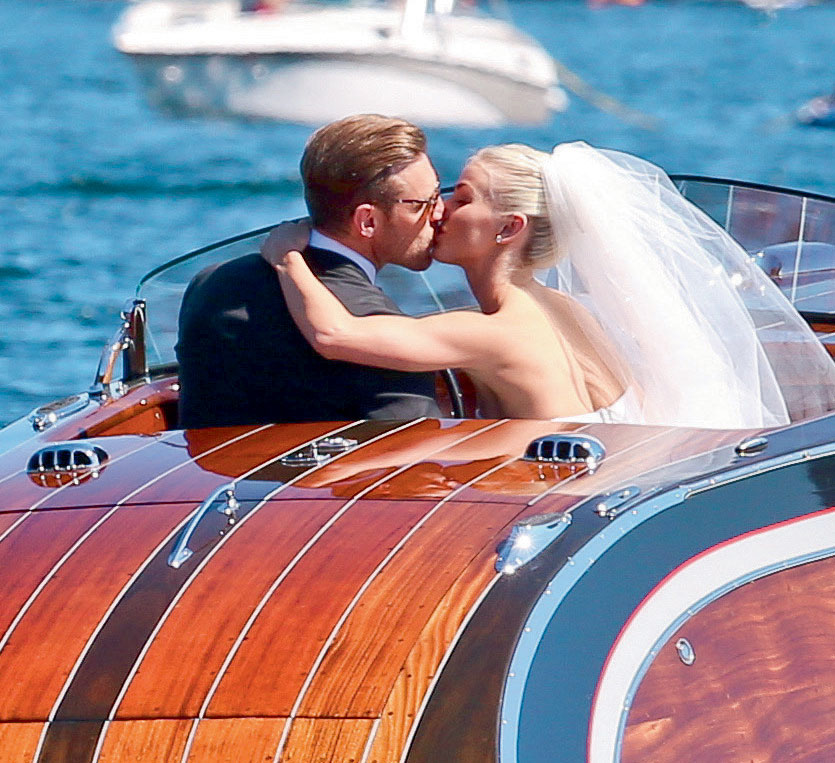 Rüya gibi bir düğün töreniyle evlendiler