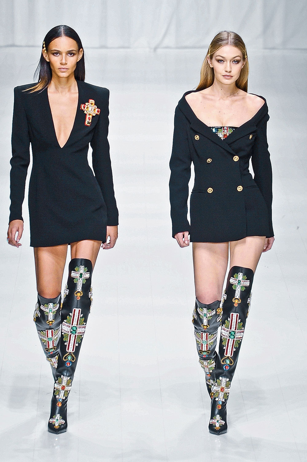 Modanın devlerini ağırladı