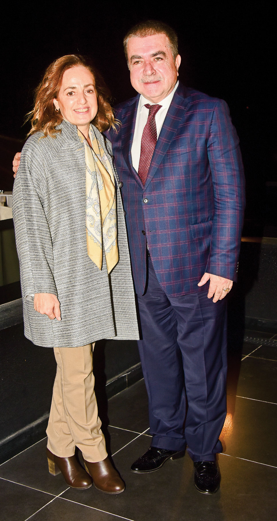 Yemek davetinde buluştular 