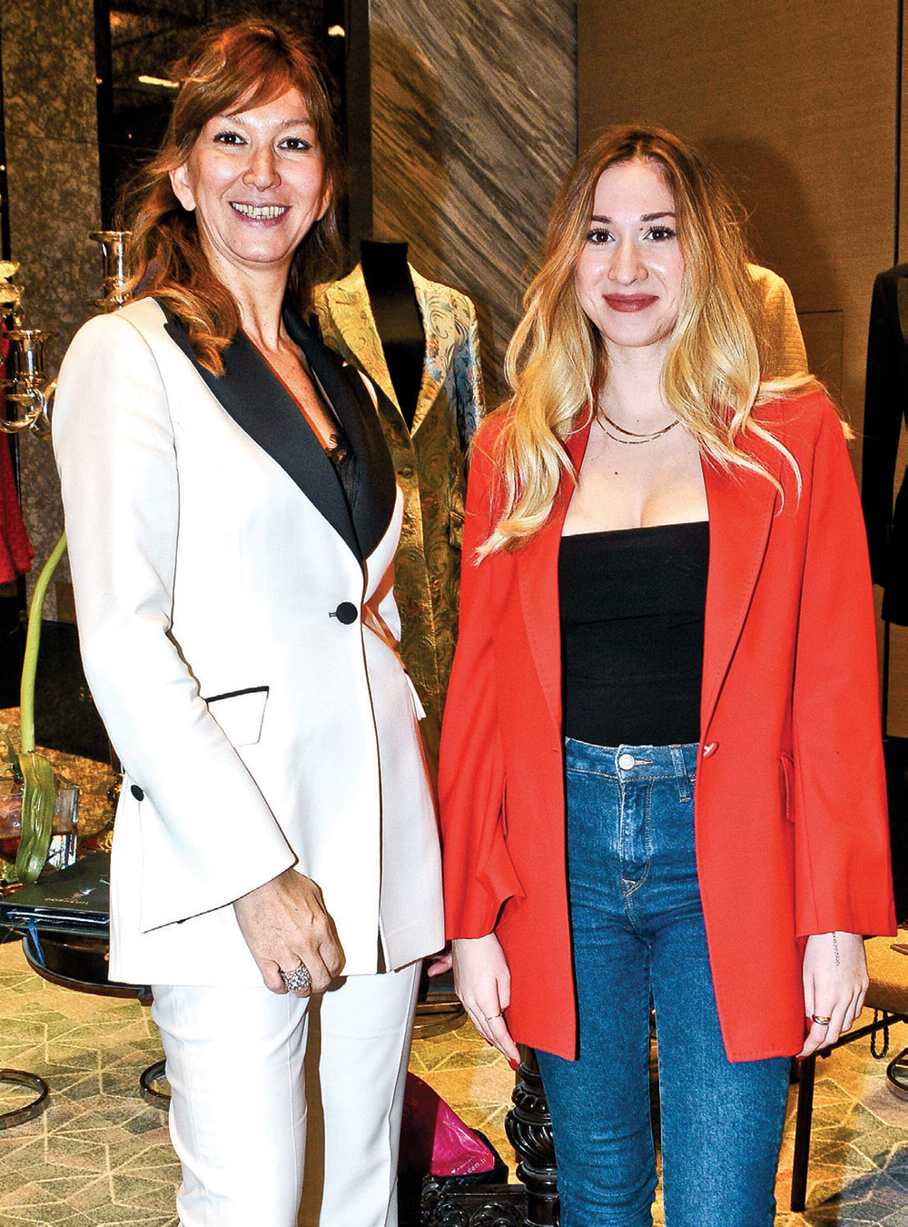 Alışveriş yapıp sohbet ettiler 