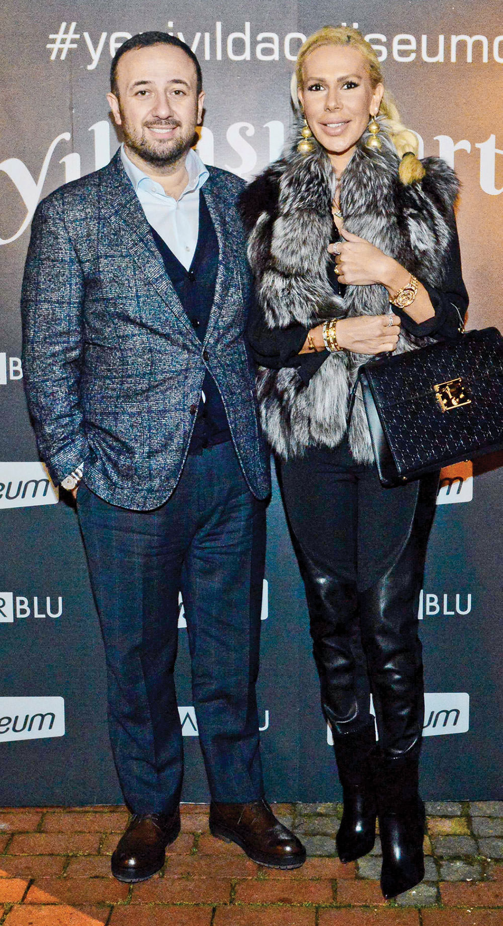 Yeni yıl partisinde buluştular