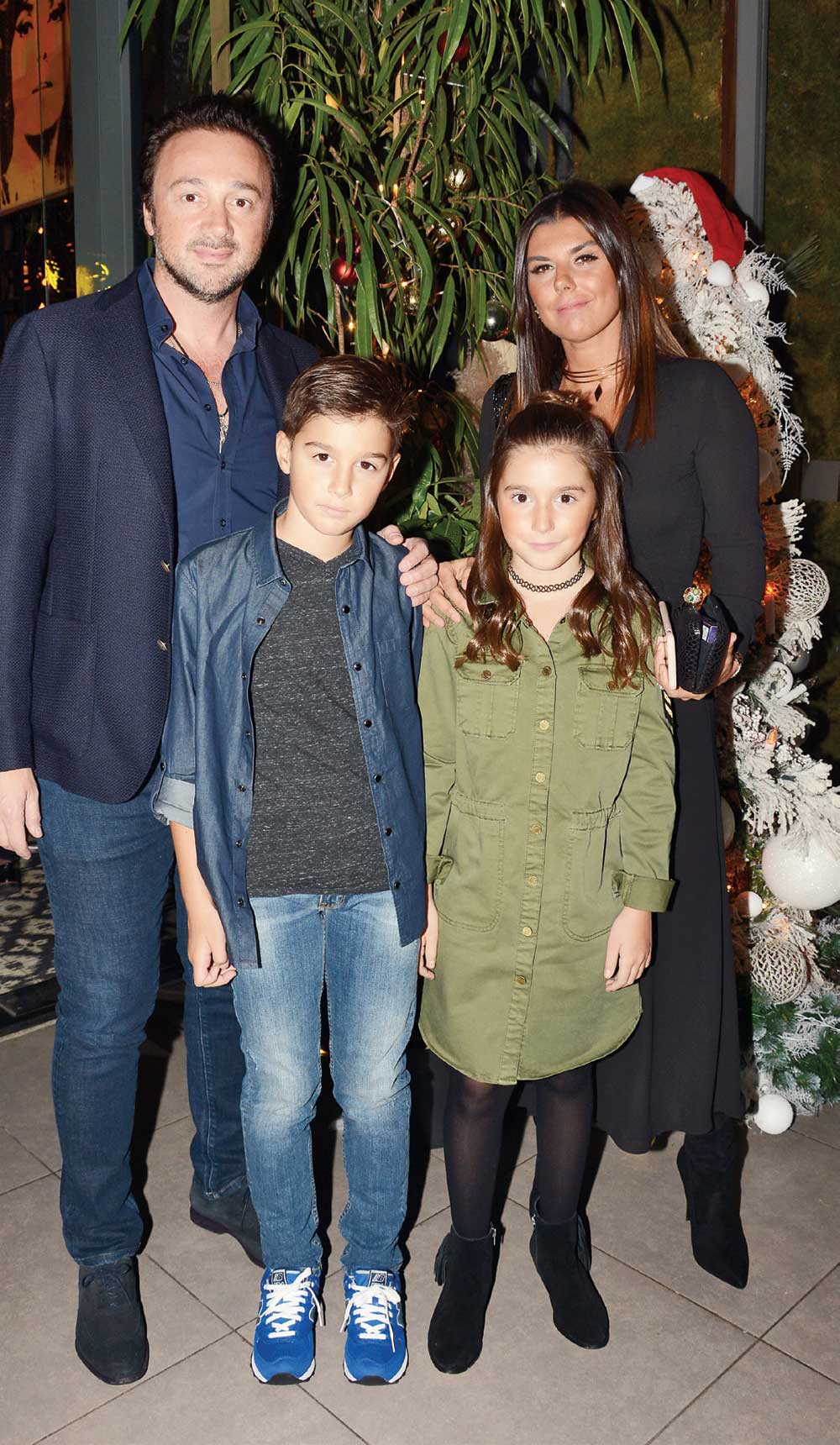 Yeni yıla ailece eğlenerek girdiler