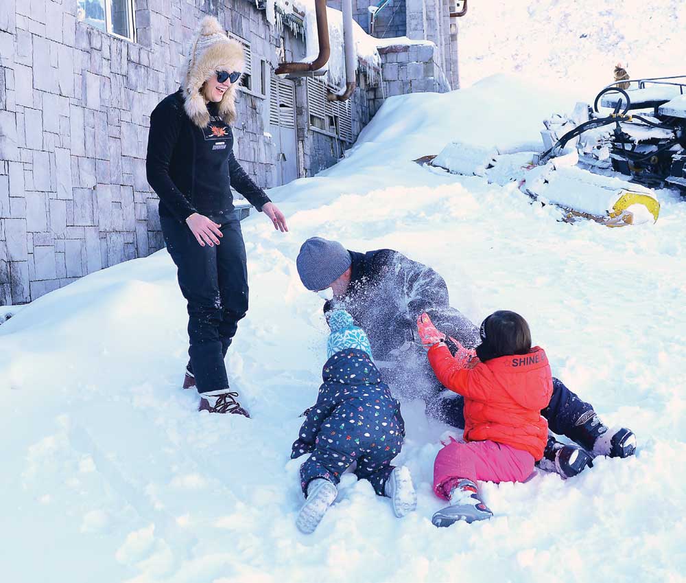 Karın tadını çıkardılar