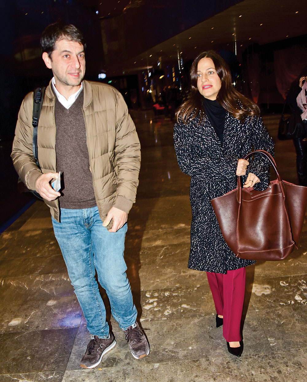 Ünlü şovu ilgiyle izlediler