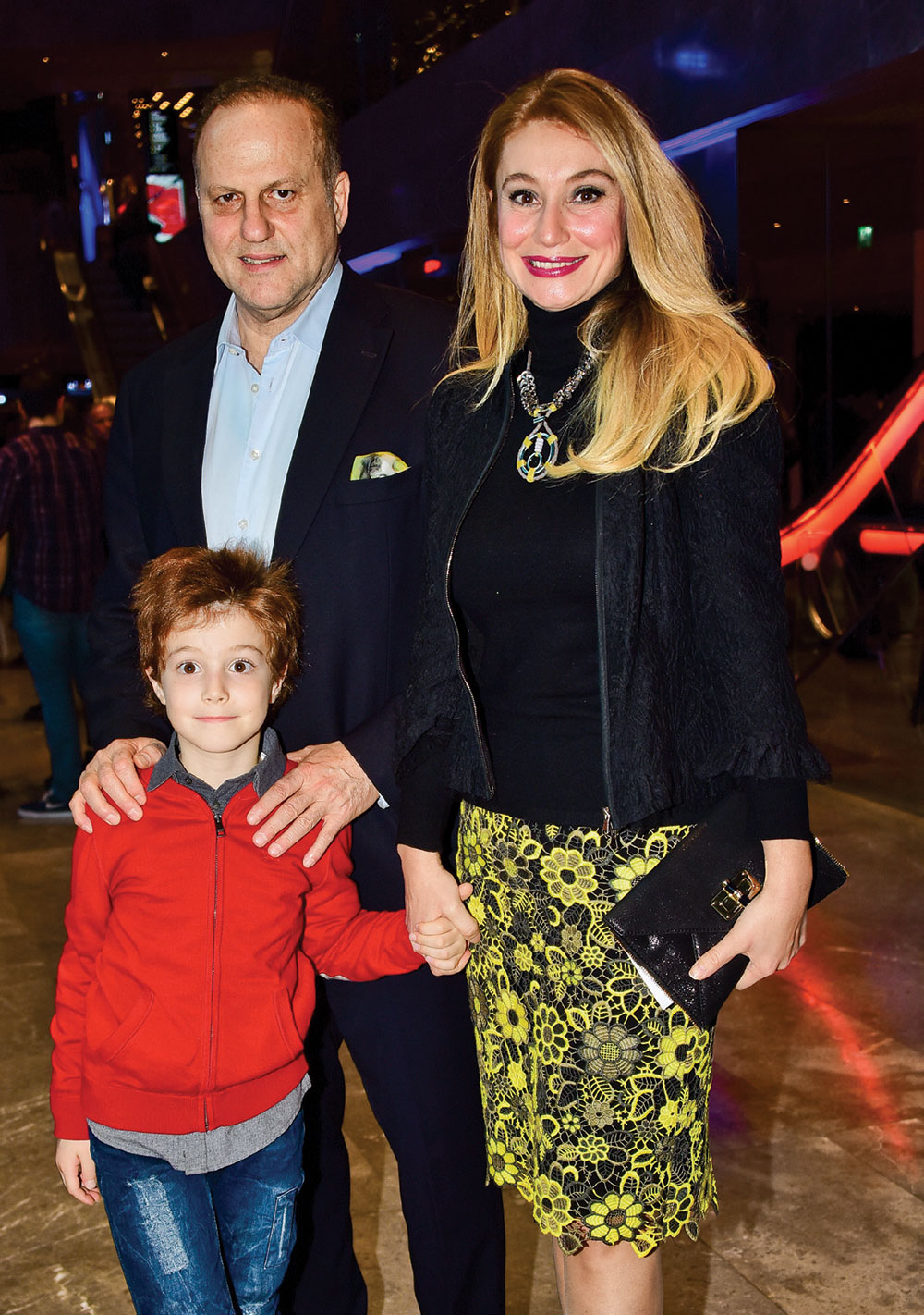 Ünlü şovu ilgiyle izlediler