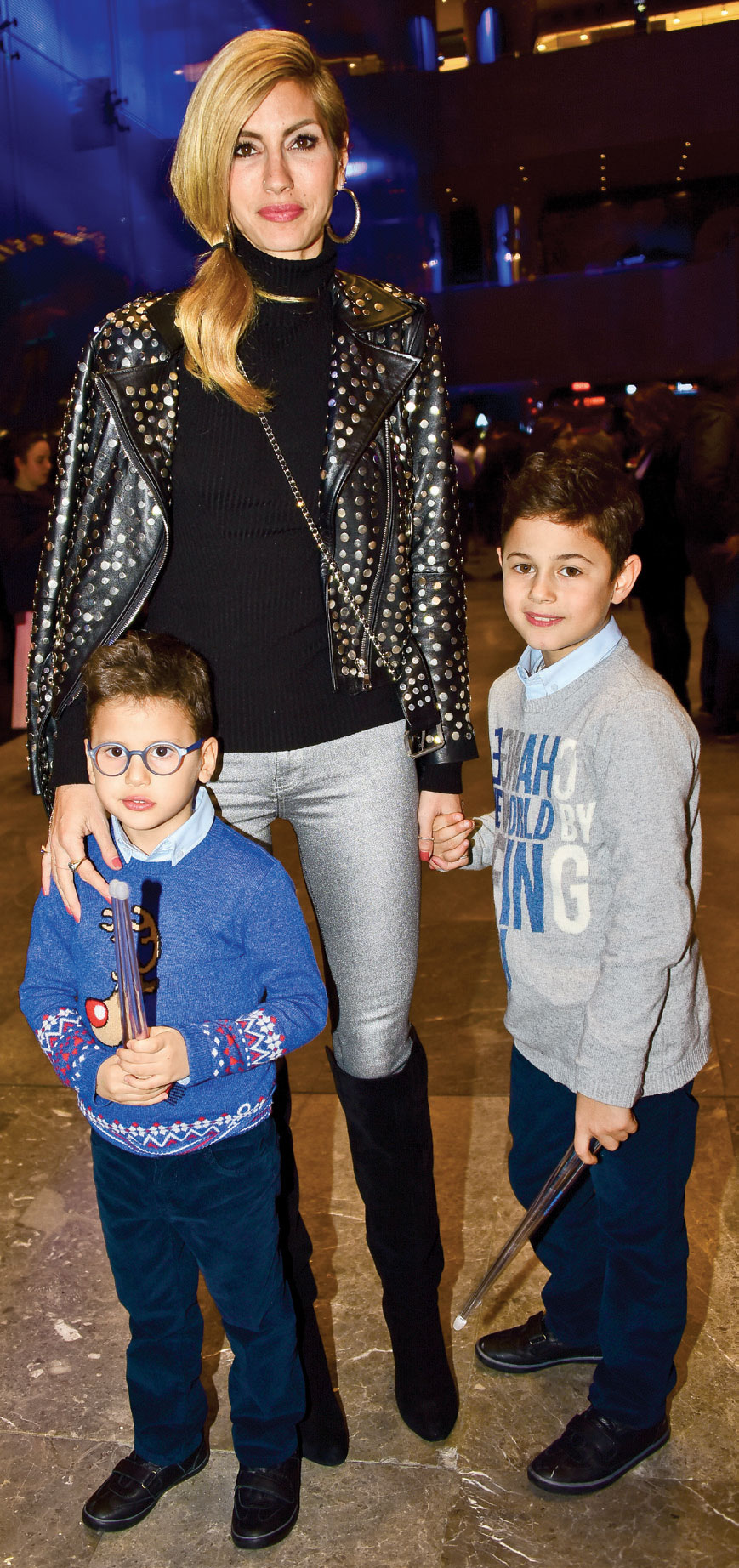 Ünlü şovu ilgiyle izlediler