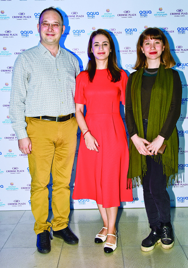 Ünlü isimler İstanbul Akvaryum'da buluştu