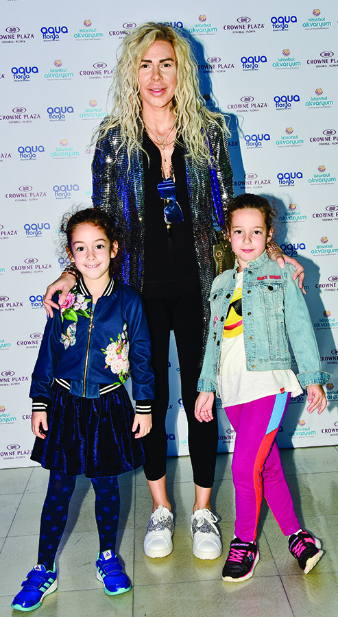 Ünlü isimler İstanbul Akvaryum'da buluştu