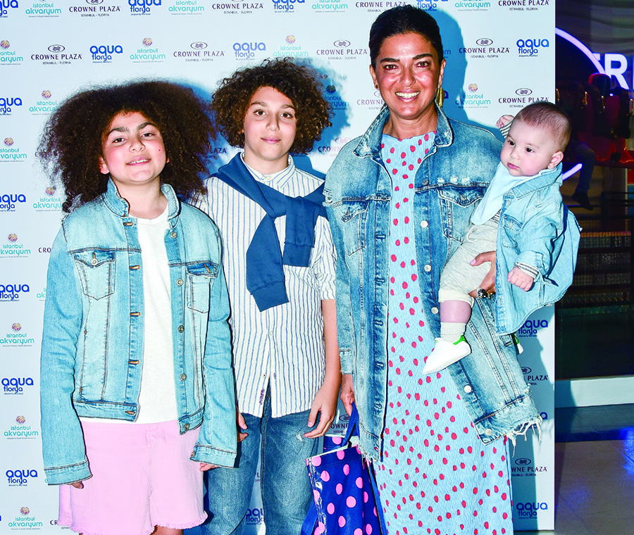 Ünlü isimler İstanbul Akvaryum'da buluştu