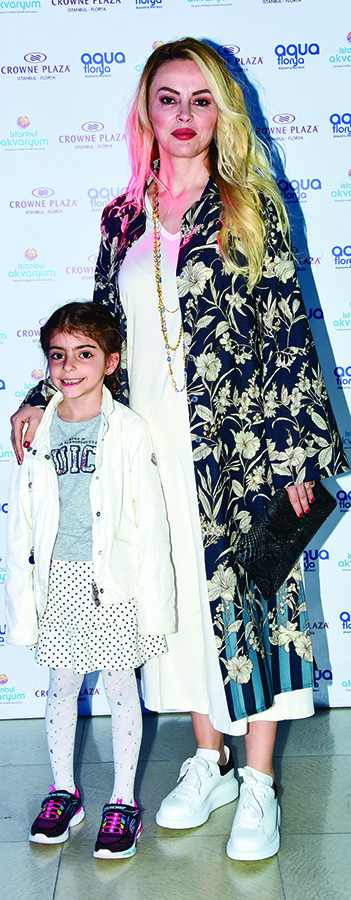 Ünlü isimler İstanbul Akvaryum'da buluştu