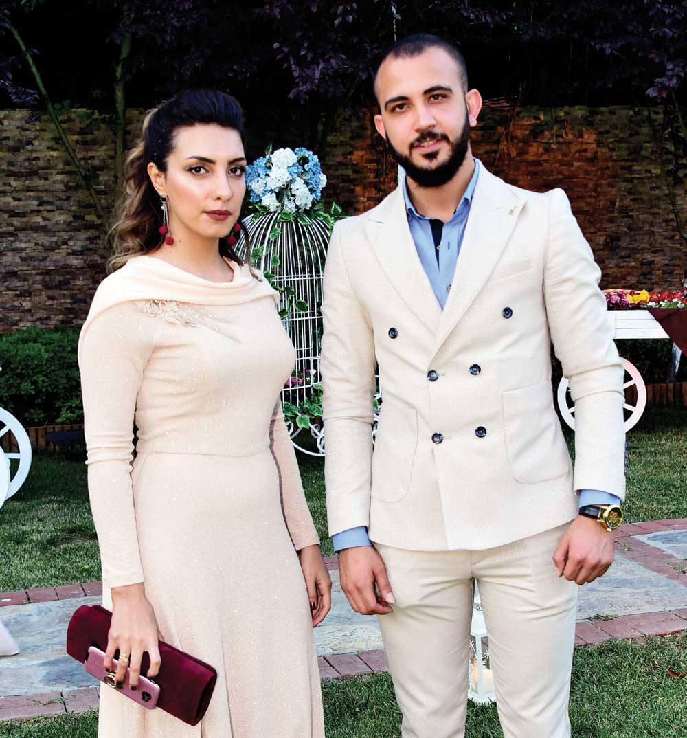 Görkemli bir düğünle evlendiler