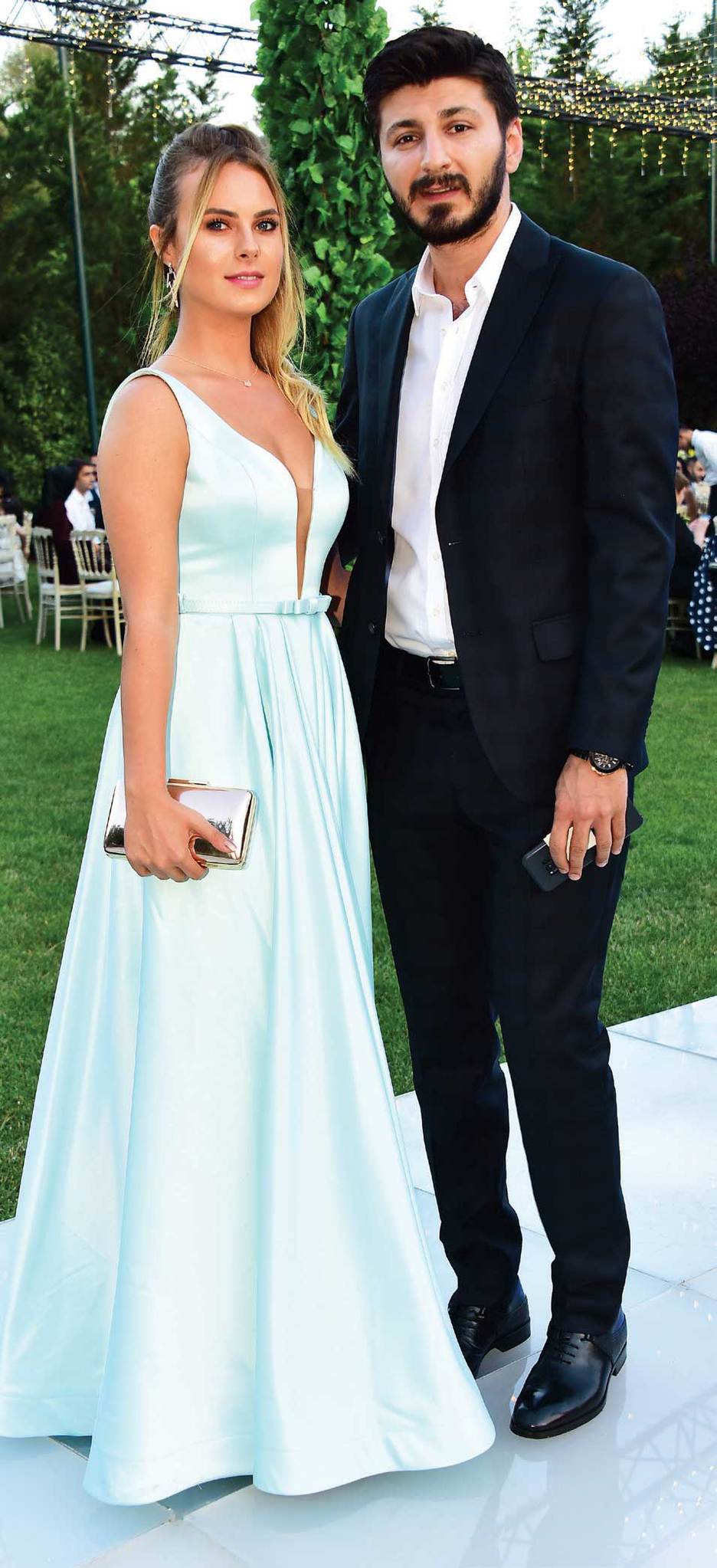 Görkemli bir düğünle evlendiler