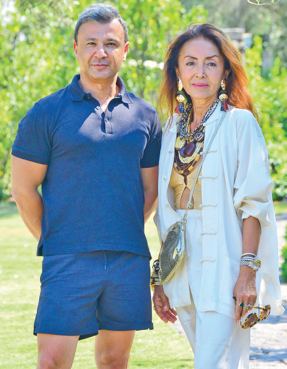 Keyifli davette buluştular