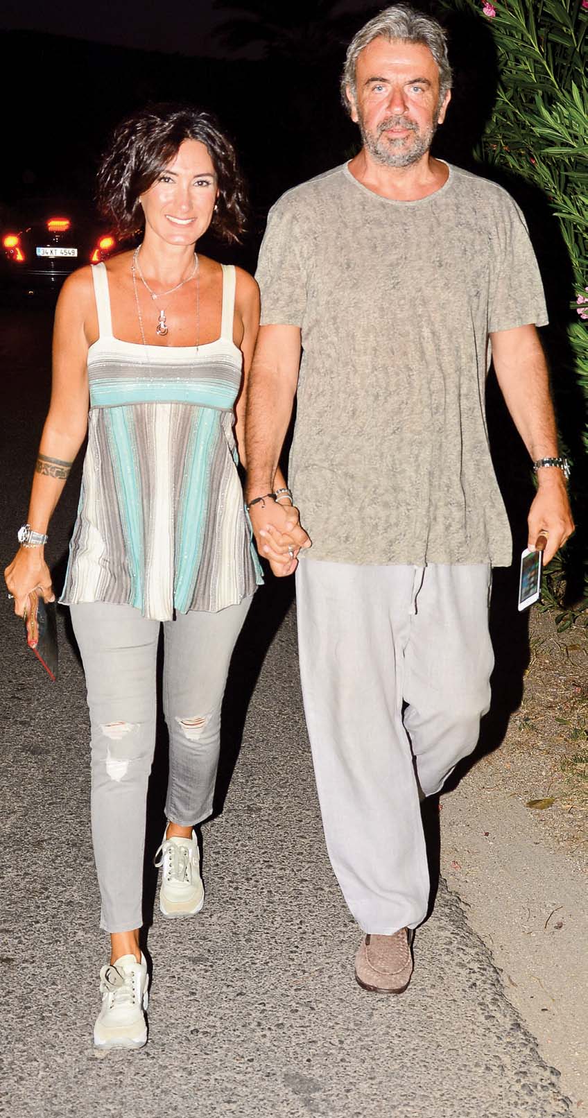 Oğluyla aynı sahnede