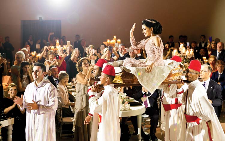 Faslı gelin için dillere destan düğün