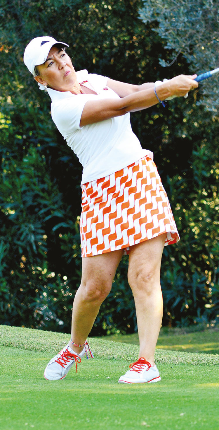 Golf turnuvasında bir araya geldiler