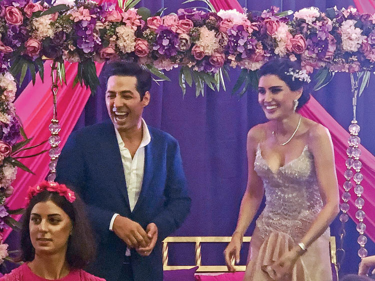 Düğün provası yaptılar