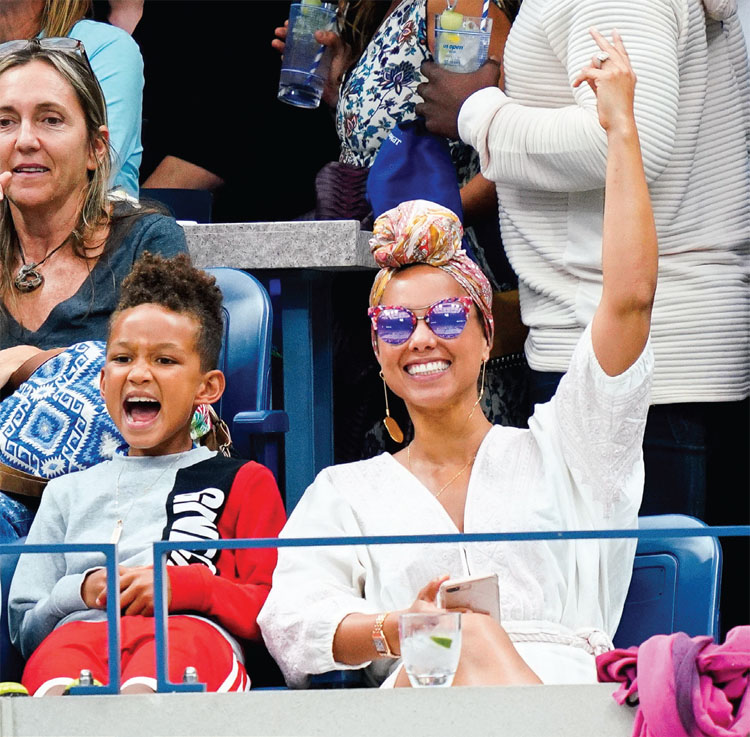 Yıldızlar 'Amerika Açık'a akın etti