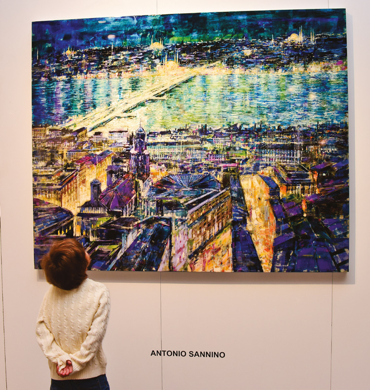 Çağdaş Sanat tutkunları Fuarda bir araya geldi