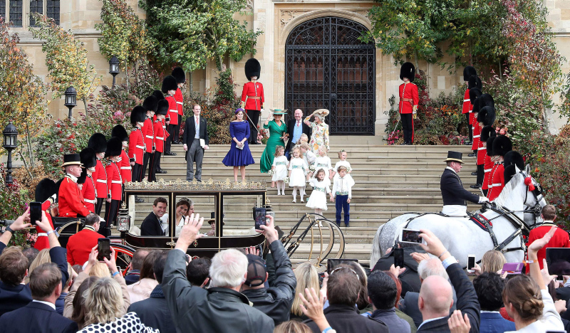 Prenses Eugenie'nin düğününden çarpıcı kareler