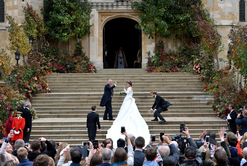 Prenses Eugenie'nin düğününden çarpıcı kareler