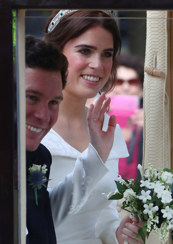 Prenses Eugenie'nin düğününden çarpıcı kareler