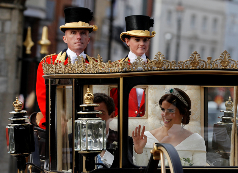 Prenses Eugenie'nin düğününden çarpıcı kareler