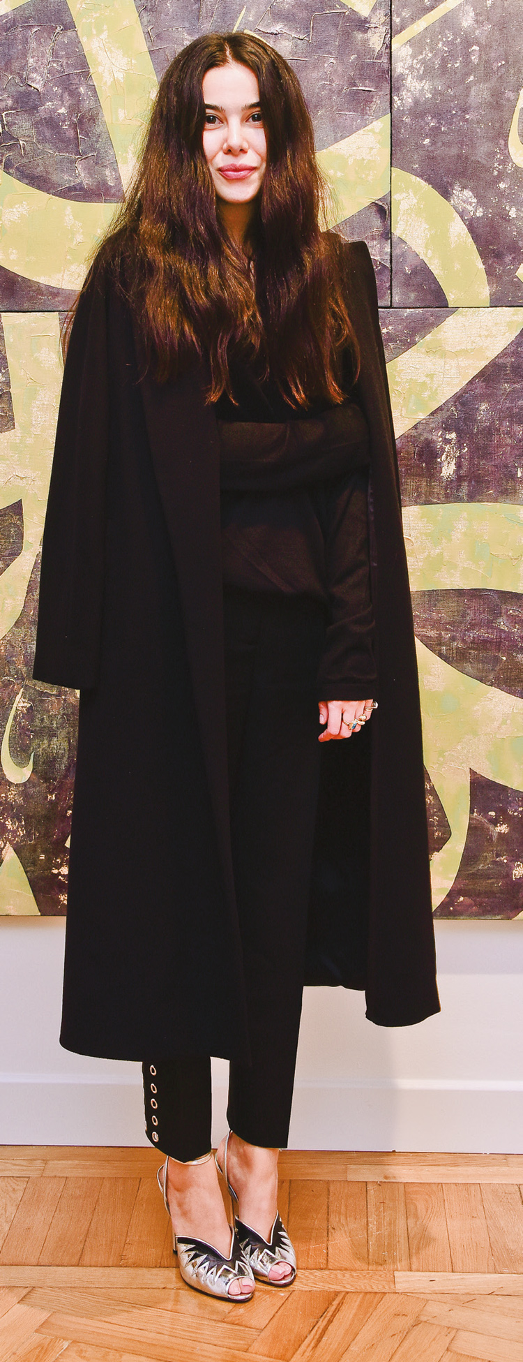 İlk kişisel sergisini açtı