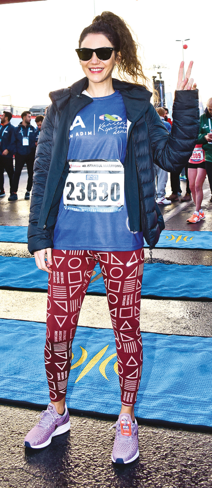 Vodafone İstanbul Maratonu'nda yüzbinler sağlık için koştu